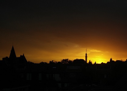 hilversum skyline televisietoren